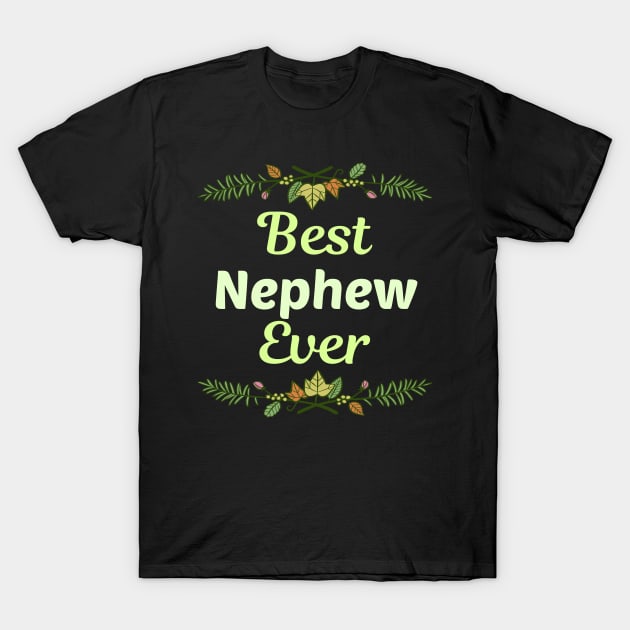 Family Leaf Nephew T-Shirt by blakelan128